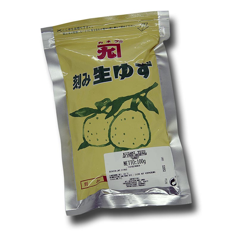 Yuzu Kizami, Zitronenpaste aus geriebener Yuzuschale - 100 g - Beutel Yuzu Kizami, Zitronenpaste aus geriebener Yuzuschale - 100 g - Beutel