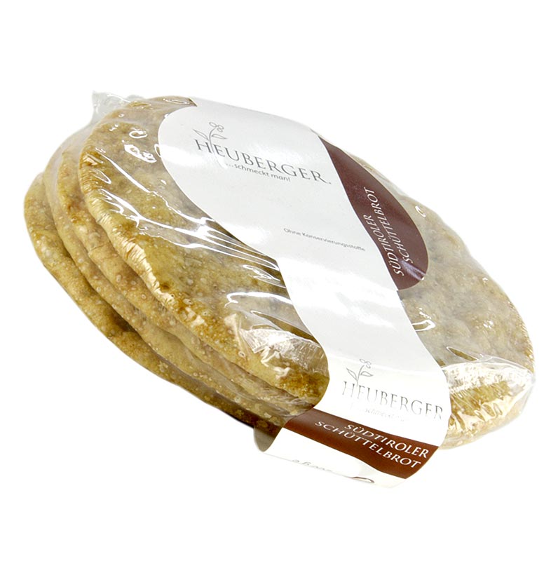 Heuberger Schuttelbrot, roti rata campuran rai rangup, dengan jintan dan adas - 200 g - beg