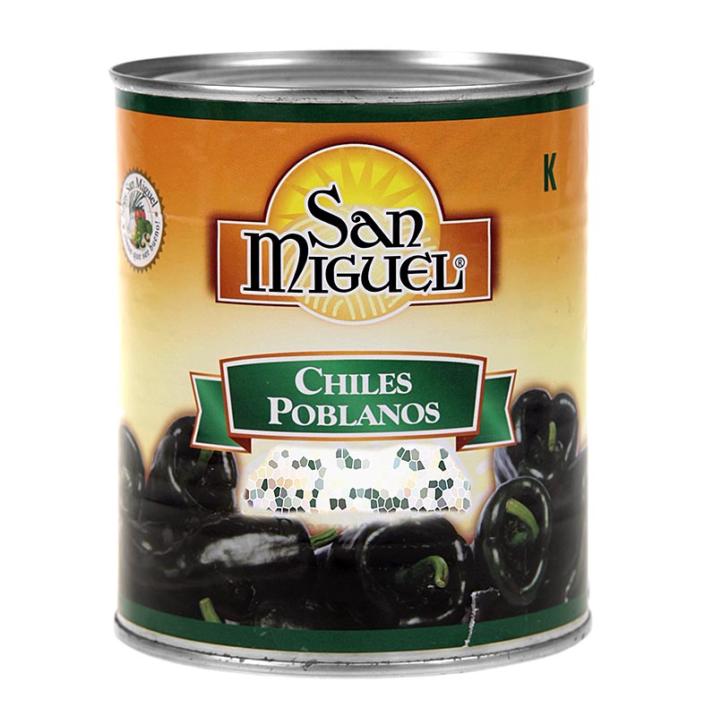 Chili Schoten - Poblano, ganz, zum Füllen - 780 g - Dose