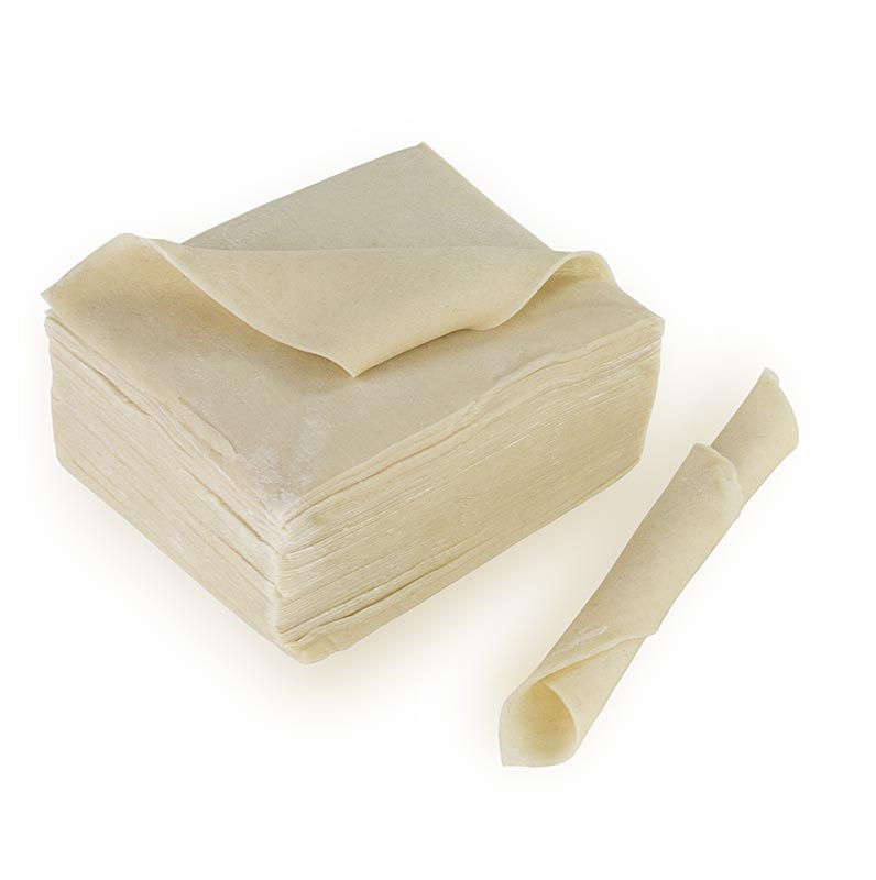 Fogli di pasta Wan Tan, spessi, 8,5 x 9 cm - 500 g, circa 70 pezzi - borsa