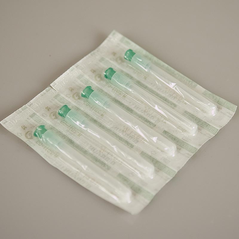 Canulas de agulhas para seringa descartavel 20ml - 100 pedacos - Cartao