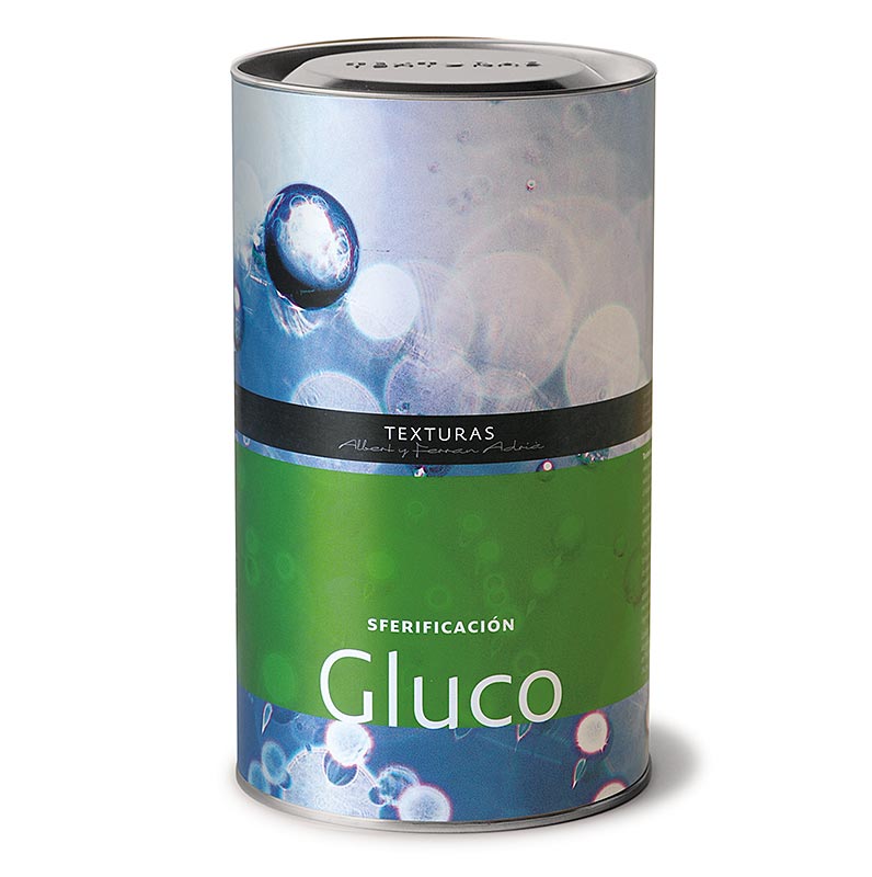 Gluco (kalsiumglukonat og laktat), Texturas Ferran Adria, E 578, E 327 - 600 g - kan