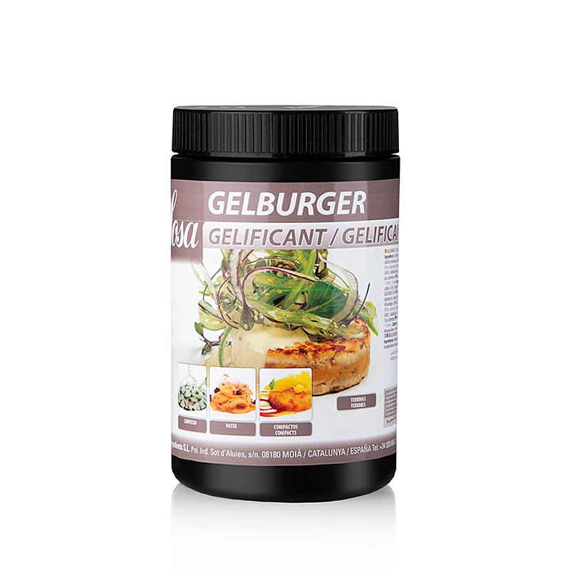 GelBurger, unir legumes, texturizador, sosa - 500g - Pe pode