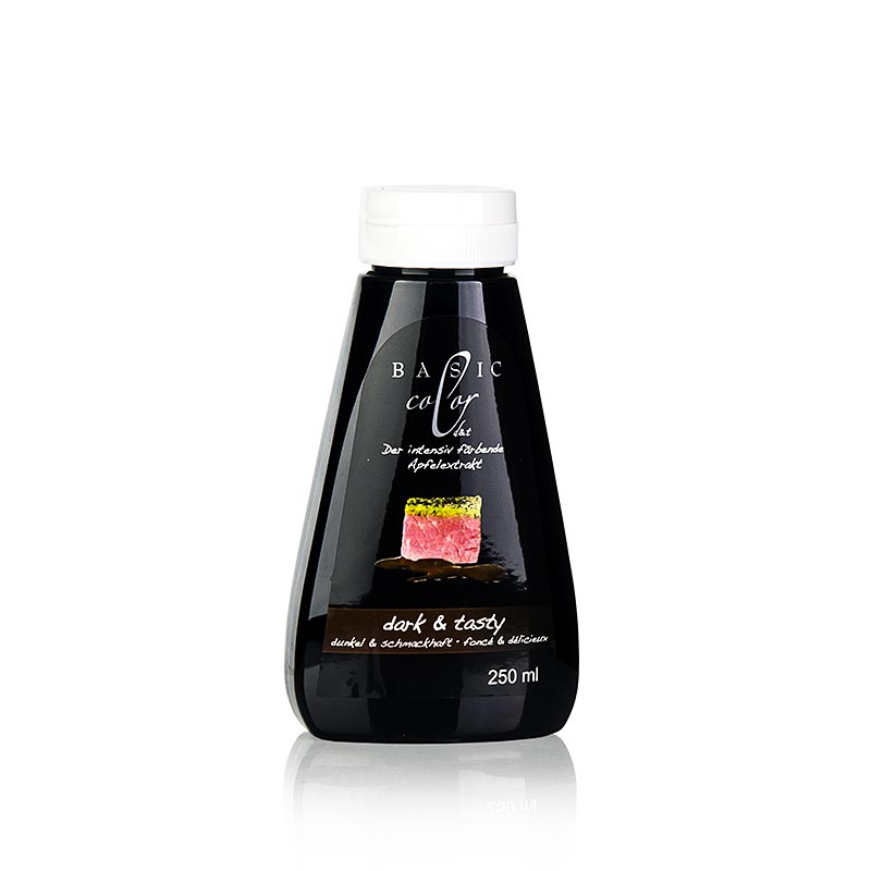 Estratto di Mela Colore Base, liquido, non dolce e intensamente caramellato, Herbacuisine - 250 ml - Bottiglia
