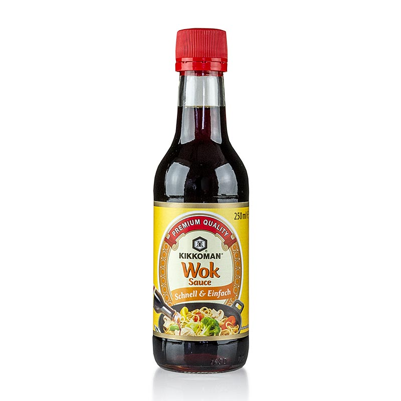 Soja-Sauce - für den Wok, Kikkoman, Japan - 250 g - Flasche