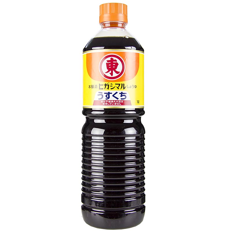 Soja-Sauce - Shoyu, Usukuchi, hell, Japan - 1 l - Pe-flasche Soja-Sauce - Shoyu, Usukuchi, hell, Japan - 1 l - Pe-flasche