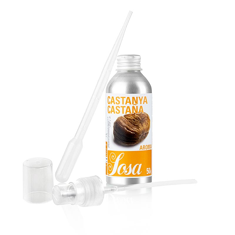 Aroma castanha, liquido, sosa - 50g - Garrafa