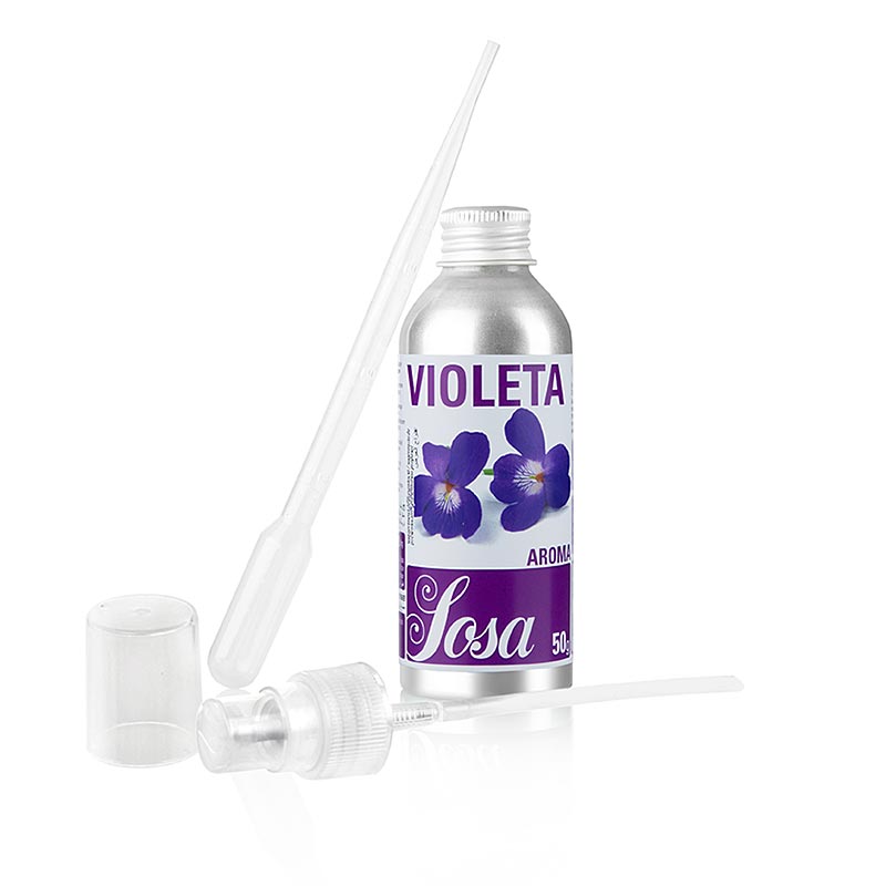 Aroma viola, liquido, sosa - 50 g - Bottiglia