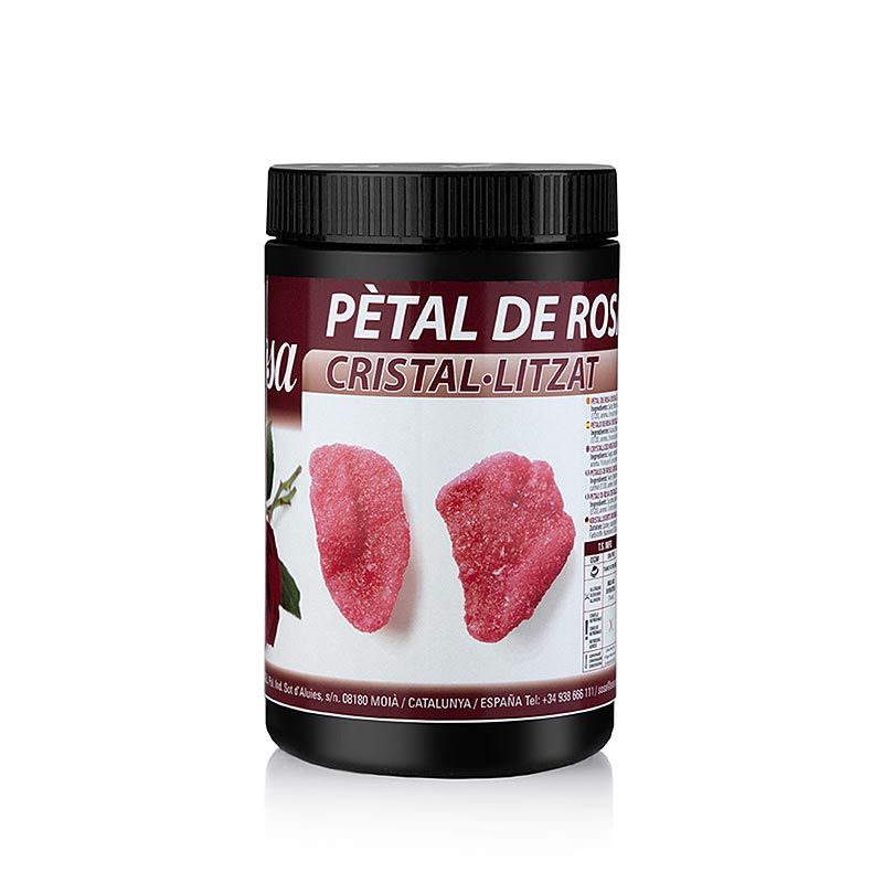 Sosa Petali di rosa cristallizzati, rossi - 300 grammi - Pe puo