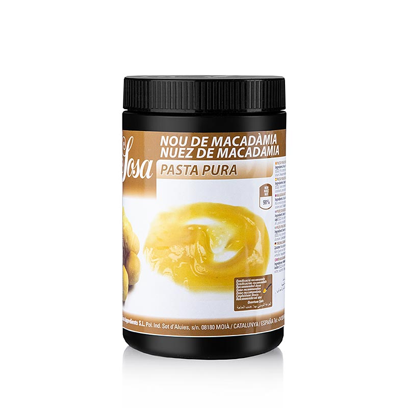 Sosa Paste - Macadamianot, 100 % - 1 kg - Pe kan Sosa Paste - Macadamianot, 100 % - 1 kg - Pe kan
