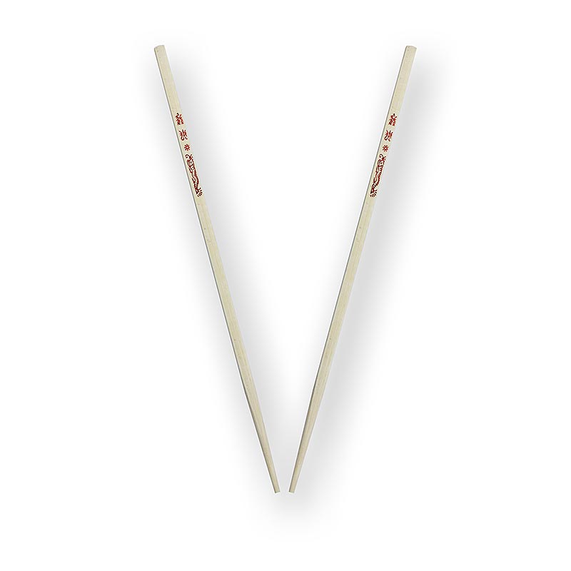Bastonets de sushi japonesos, fets de fusta, amb caracters asiatics - 10 peces (10 parells) - Bossa