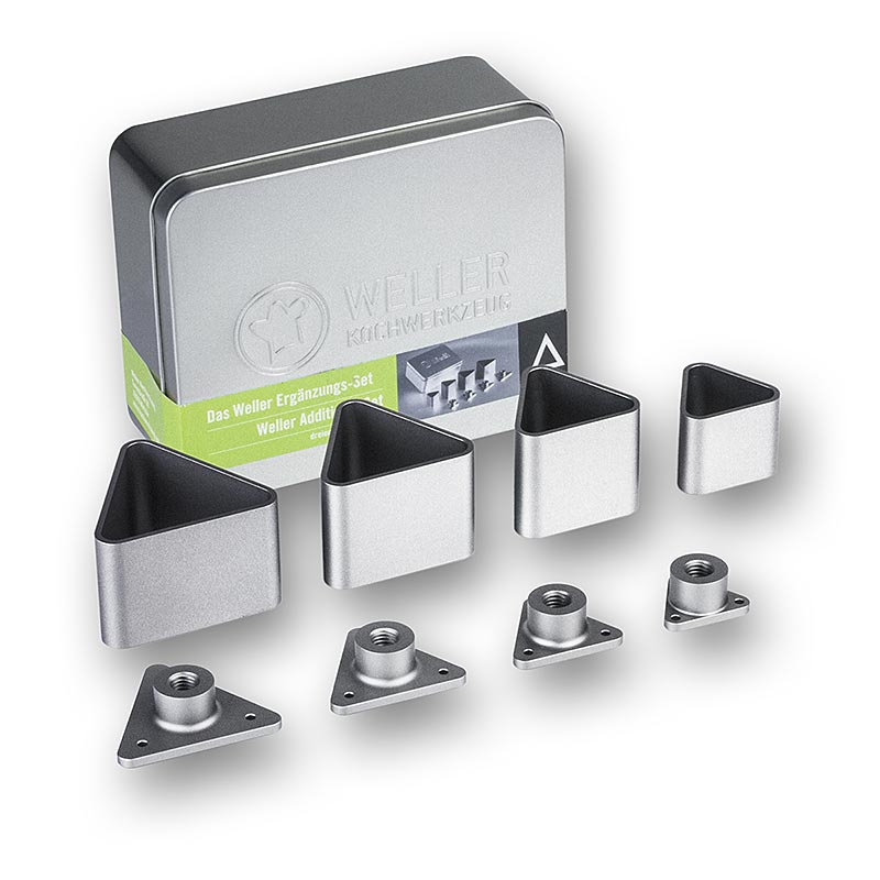 Conjunto de extensao de aparador Weller, triangular - 8 pecas - caixa