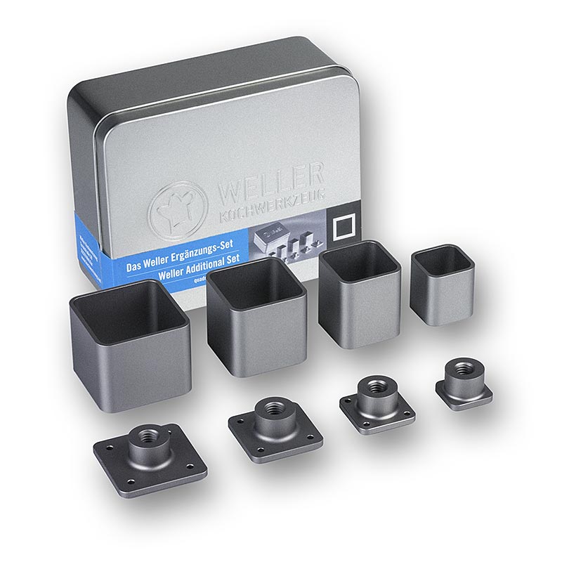 Aparador Weller - Juego de extension, cuadrado - 8 piezas - caja