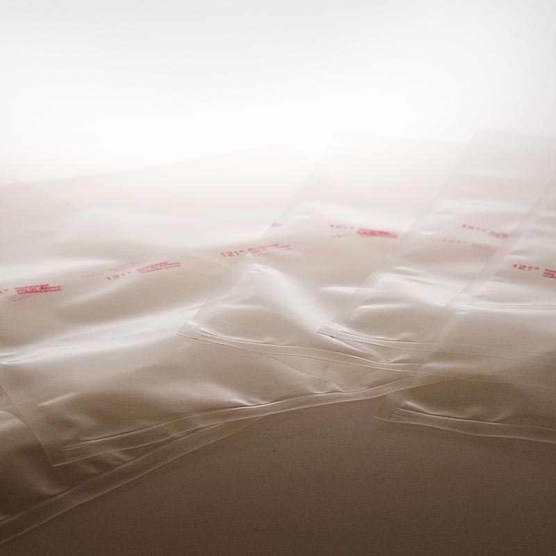 Sacchetti sottovuoto, resistenti all`ebollizione fino a 121°C, 300 x 400 mm, lisci, per cottura sous-vide - 100 pezzi - borsa