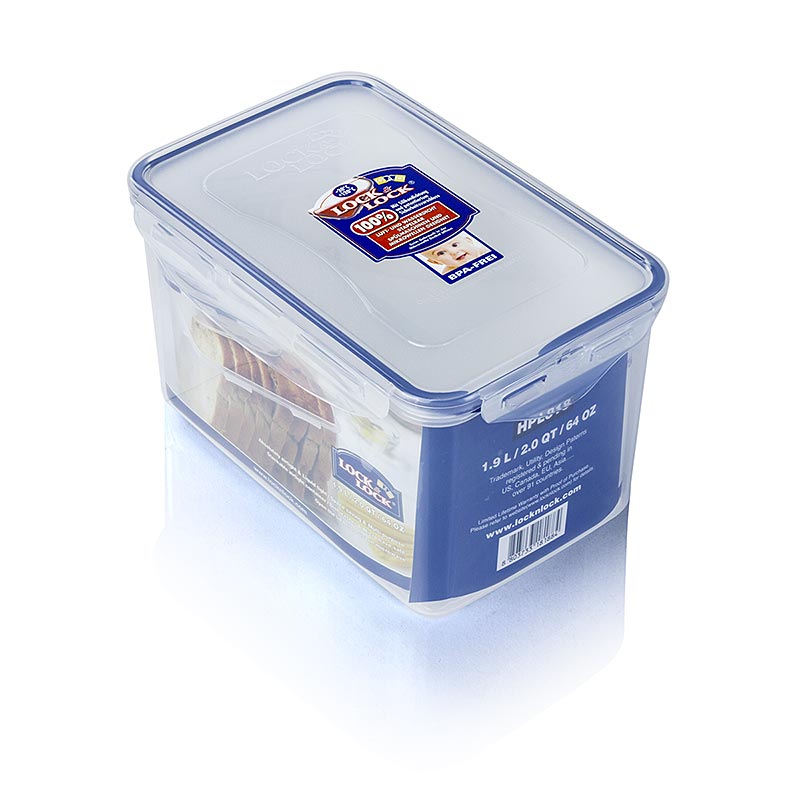 Fresh box Lock and Lock, 1,9 l, rektangular 207 x 134 x 120 mm - 1 del - Losa Fresh box Lock and Lock, 1,9 l, rektangular 207 x 134 x 120 mm - 1 del - Losa