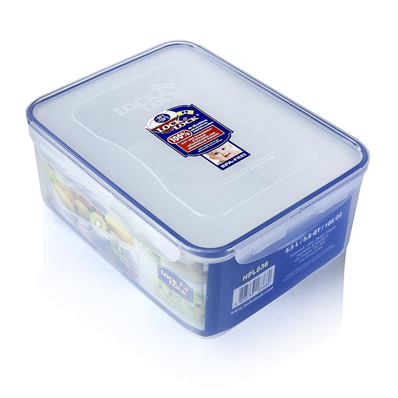 Fresh box Lock and Lock, 5,5 l, retangular 292 x 225 x 120 mm, com grade de drenagem - 1 pedaco - Solto Fresh box Lock and Lock, 5,5 l, retangular 292 x 225 x 120 mm, com grade de drenagem - 1 pedaco - Solto