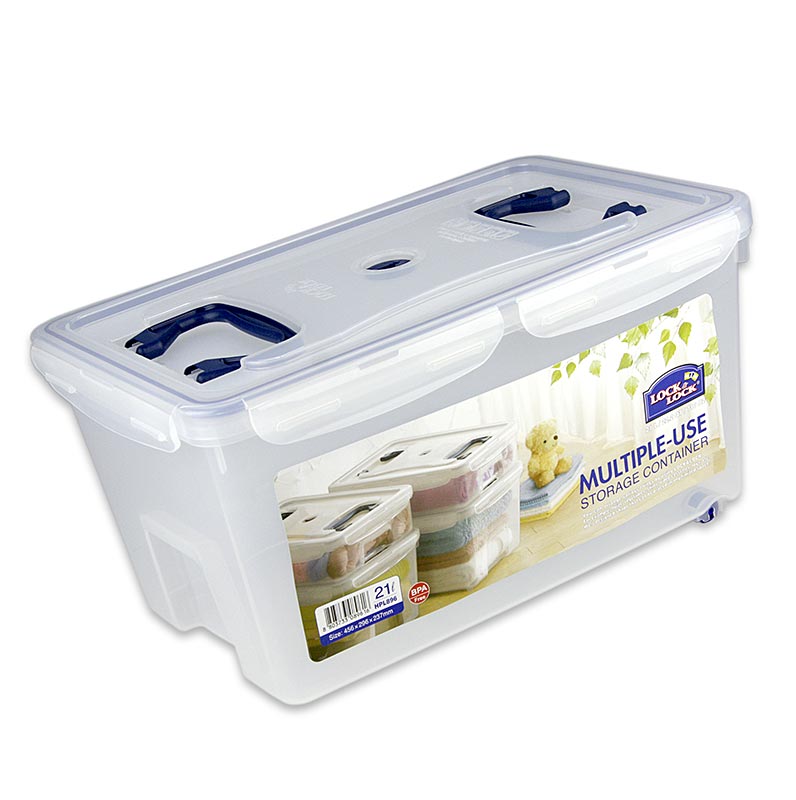 Fresh box Lock and Lock, 21,0 l, rektangular, 456x300x225 mm - 1 del - Losa Fresh box Lock and Lock, 21,0 l, rektangular, 456x300x225 mm - 1 del - Losa