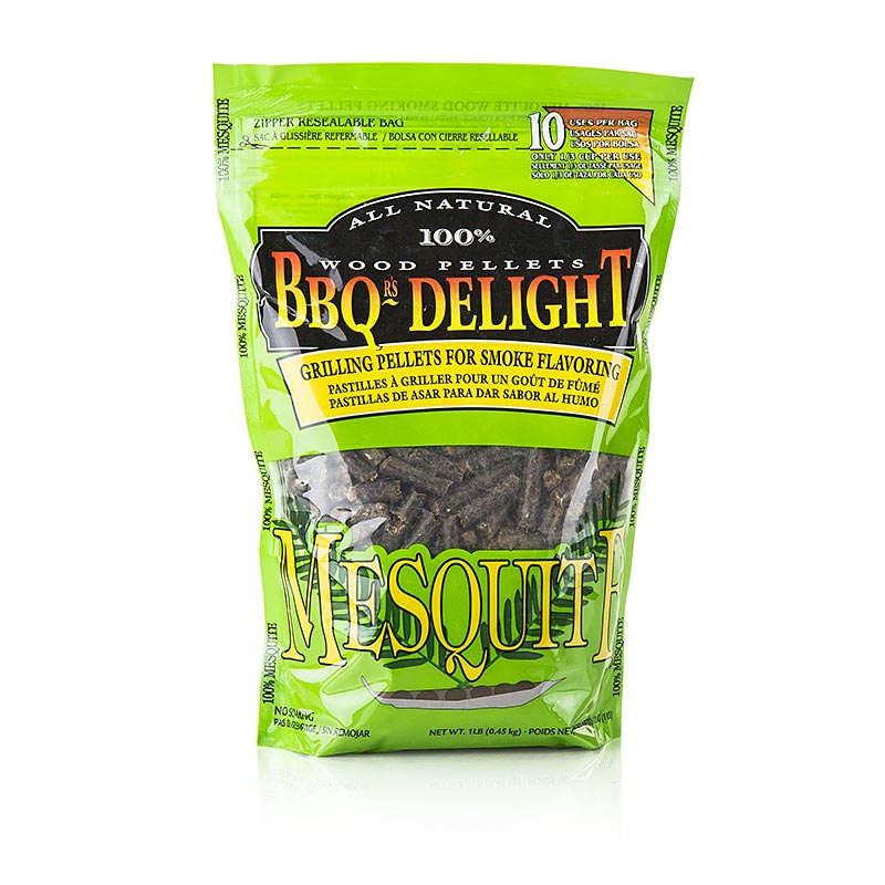 Barbacoa a la graella - pellets per fumar fets de fusta de mesquite - 450 g - bossa Barbacoa a la graella - pellets per fumar fets de fusta de mesquite - 450 g - bossa
