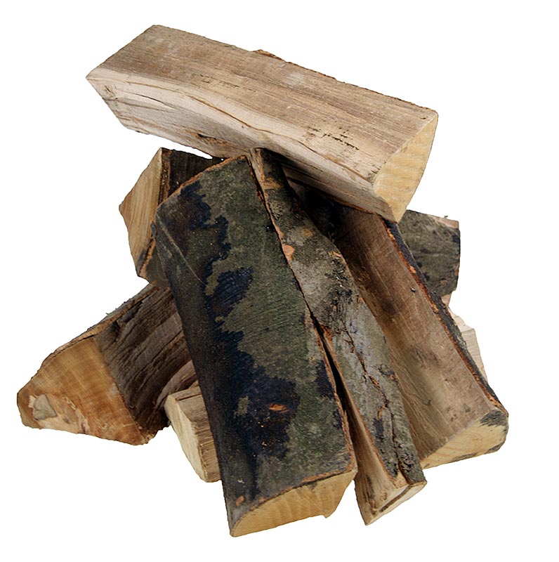 Panggangan BBQ - kayu beech, kayu solid belah - 11,5 kg, sekitar 10 buah - Kardus