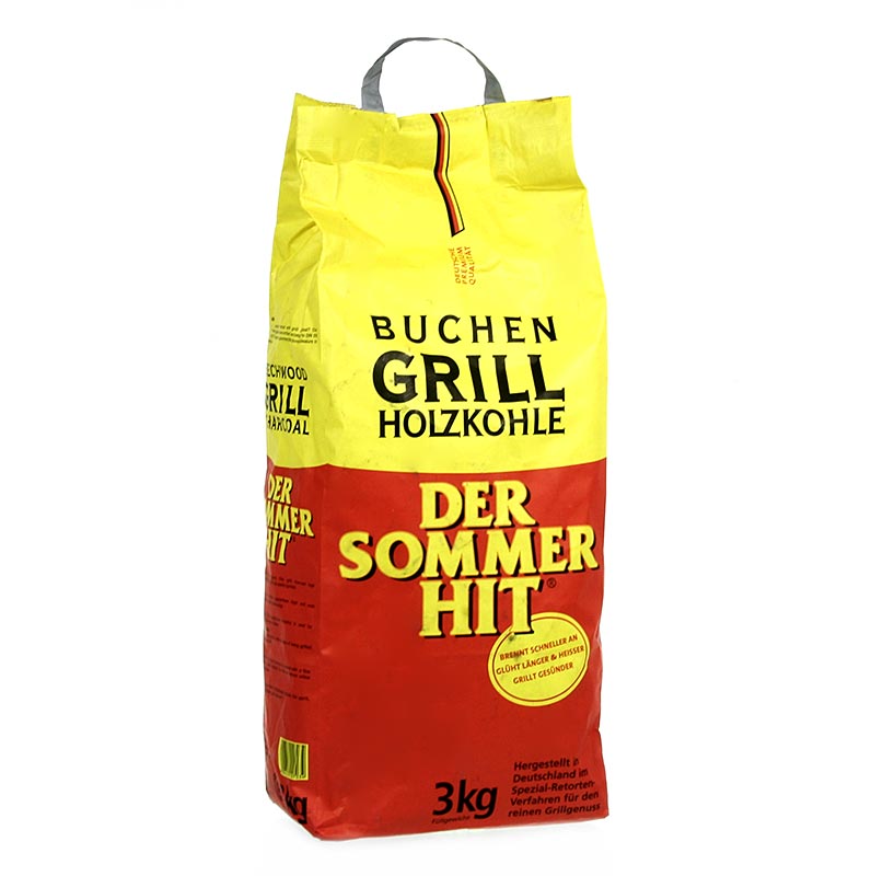 Grill BBQ - kull, laget av boeketre - 3 kg - bag