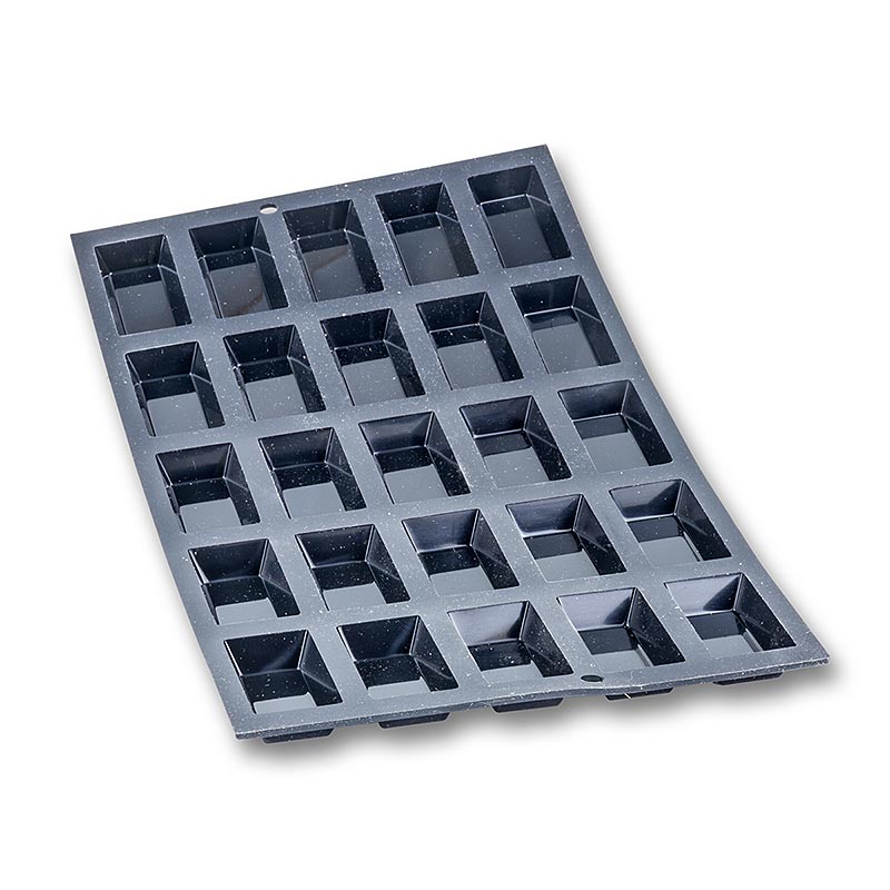 deBUYER stampo da forno Moulflex, 20 mini finanzieri, 49x26mm, altezza 11mm, 17,5x30cm - 1 pezzo - Sciolto