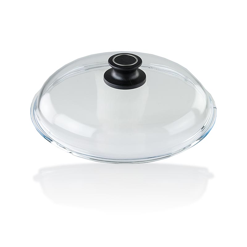 AMT Gastroguss, penutup kaca untuk menggoreng / periuk memasak, kuali dan kuali, Ø 28cm, kaca - 1 keping - Longgar AMT Gastroguss, penutup kaca untuk menggoreng / periuk memasak, kuali dan kuali, Ø 28cm, kaca - 1 keping - Longgar
