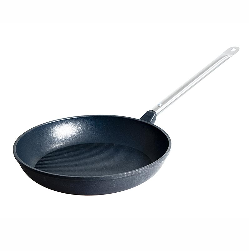 AMT Gastroguss, padella Lyoner, Ø 36 cm, alta 7 cm, con manico lungo - 1 pezzo - Sciolto