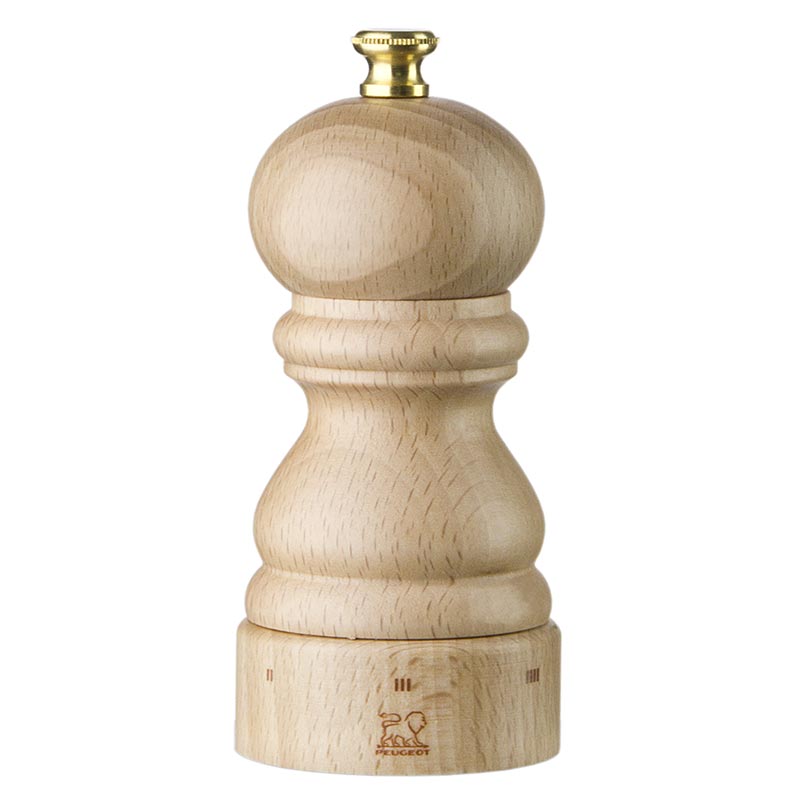 Moinho de pimenta Peugeot PARIS USELECT, 12 cm de altura, ajustavel, faia natural - 1 pedaco - Solto