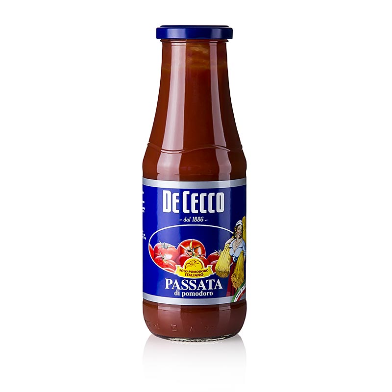 Passierte Tomaten, leicht gesalzen - 700g - Flasche Passierte Tomaten, leicht gesalzen - 700g - Flasche