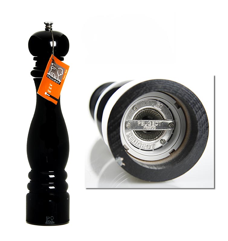 Moli de sal Peugeot PARIS USELECT, 30cm d`alcada, regulable, faig negre - 1 peca - Solta