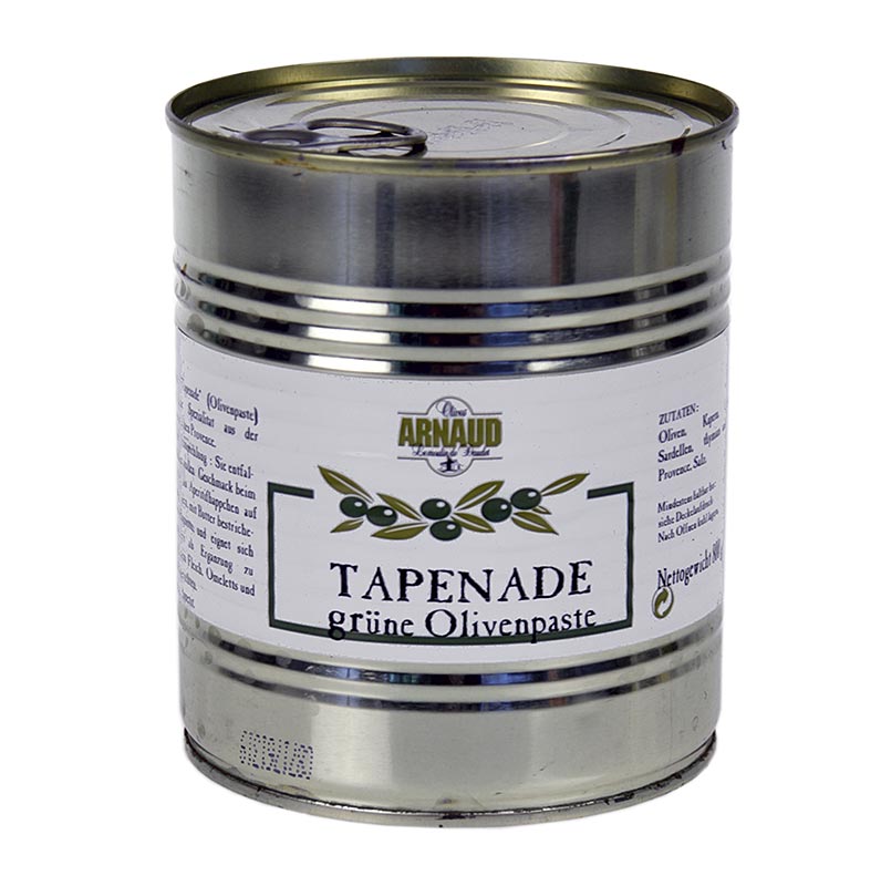 Oliven-Paste - Tapenade, grün, Arnaud - 800 g - Glas Oliven-Paste - Tapenade, grün, Arnaud - 800 g - Glas