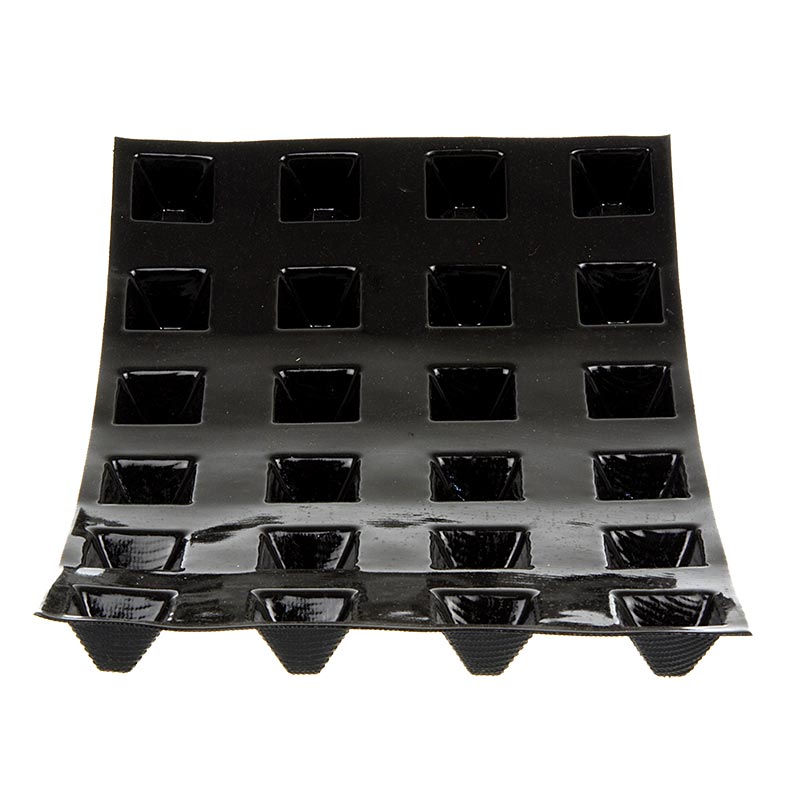 Flexipan-matto 40x30cm, 24 minipyramidia, 35x35mm, syvyys 23mm, 15ml, no. 2562 - 1 kpl - Loysa