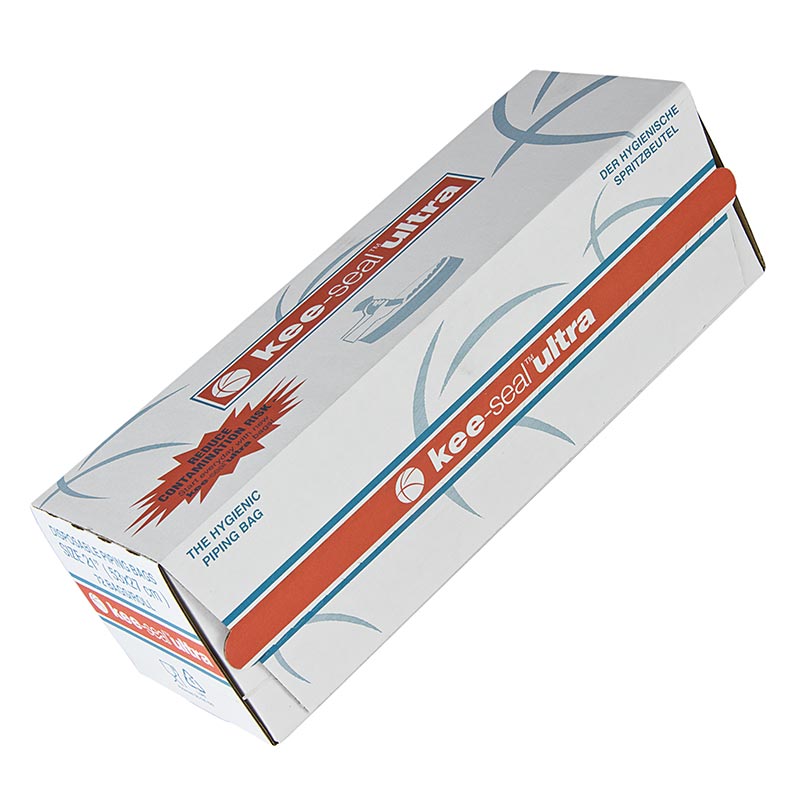 Manga pastelera, desechable, 53 cm, Kee-Seal ultra, extra-grip, dispensador - 72 piezas - caja