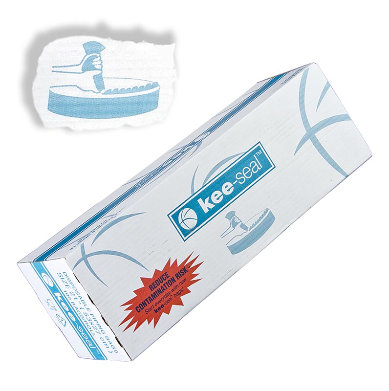 Beg paip, pakai buang, 53cm, Kee - Kedap, licin, dispenser - 100 keping - kotak