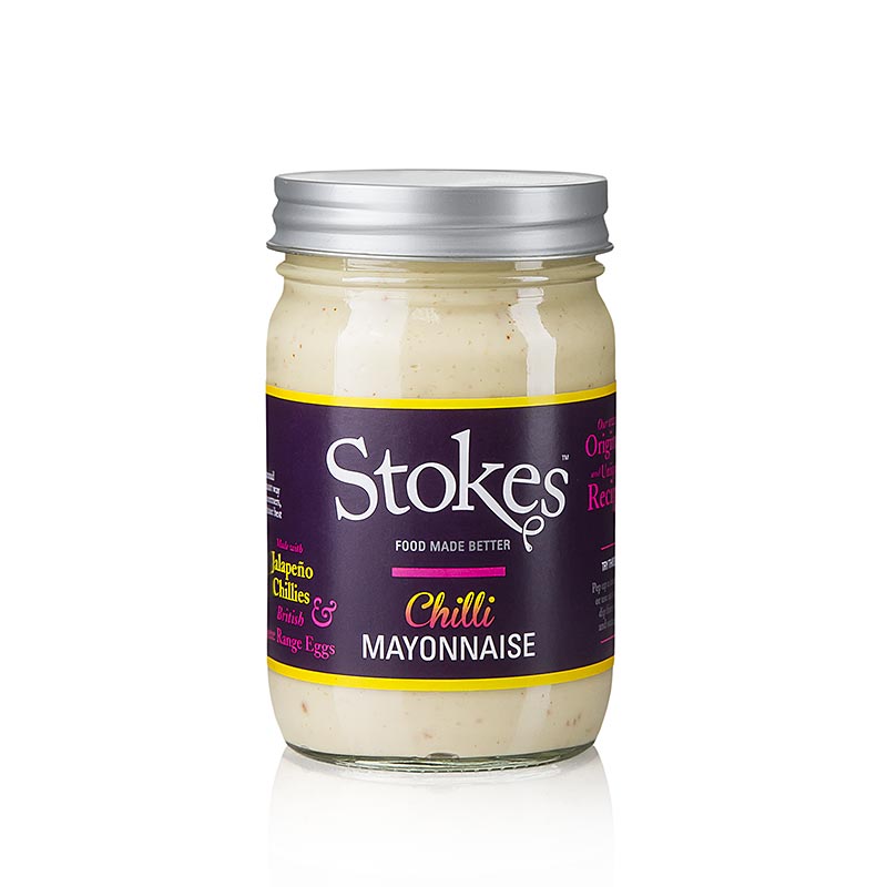 Stokes Chili Mayonnaise - 356 ml - Glas Stokes Chili Mayonnaise - 356 ml - Glas