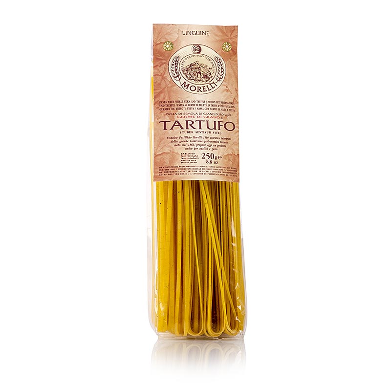 Linguini Morelli 1860, con trufas de verano y germen de trigo - 250 gramos - bolsa