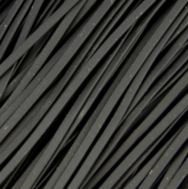 Morelli 1860 linguine, hitam, dengan warna cumi sepia dan bibit gandum - 250 gram - tas
