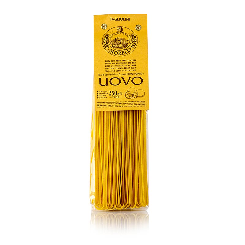 Morelli 1860 Tagliolini al Uovo, dengan telur dan bibit gandum - 250 gram - tas