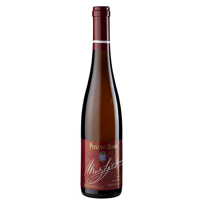 1990er Winkeler Hasensprung Riesing Auslese, süß, 10,5% vol., Prinz von Hessen - 500 ml - Flasche 1990er Winkeler Hasensprung Riesing Auslese, süß, 10,5% vol., Prinz von Hessen - 500 ml - Flasche