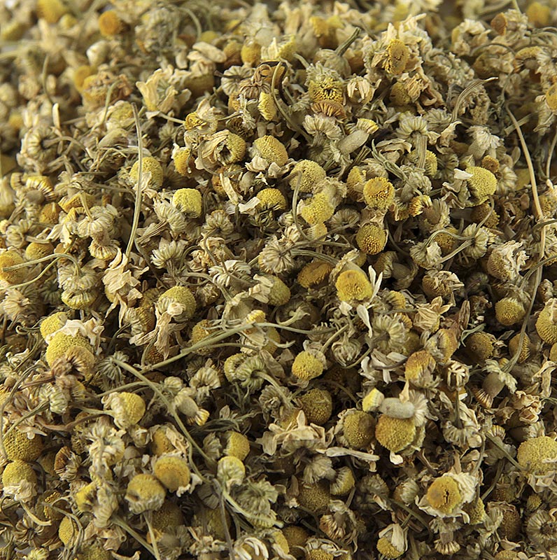Flores de camomila, secas - 100g - bolsa