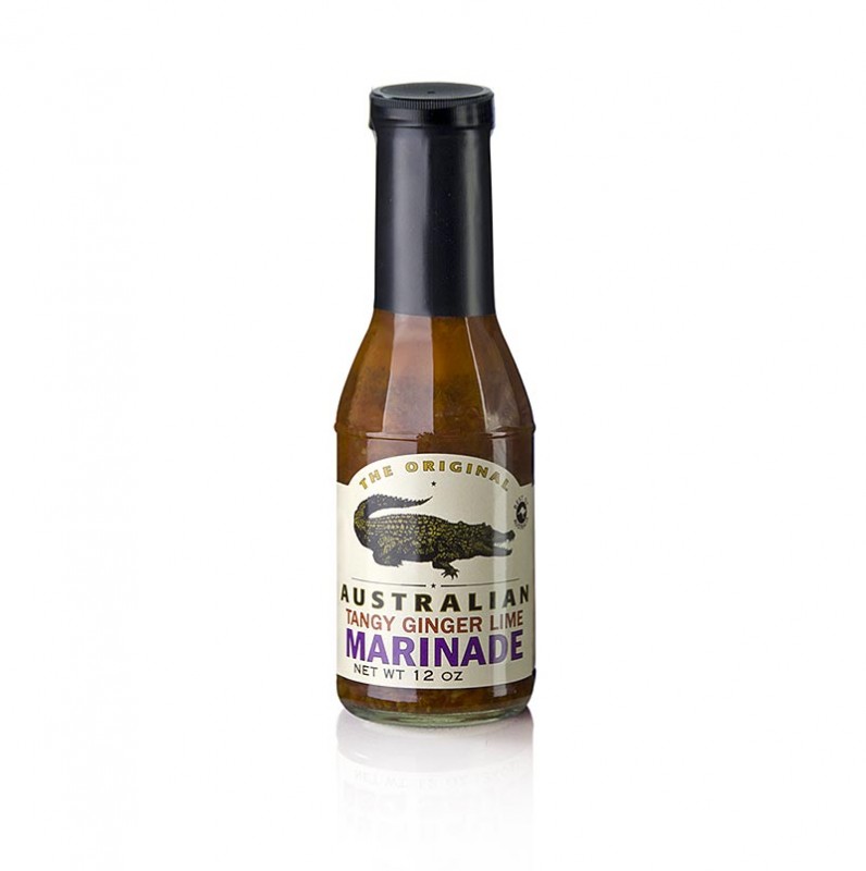 Marinada australiana picante de gengibre e limao, gengibre e limao, The Original - 355ml - Garrafa