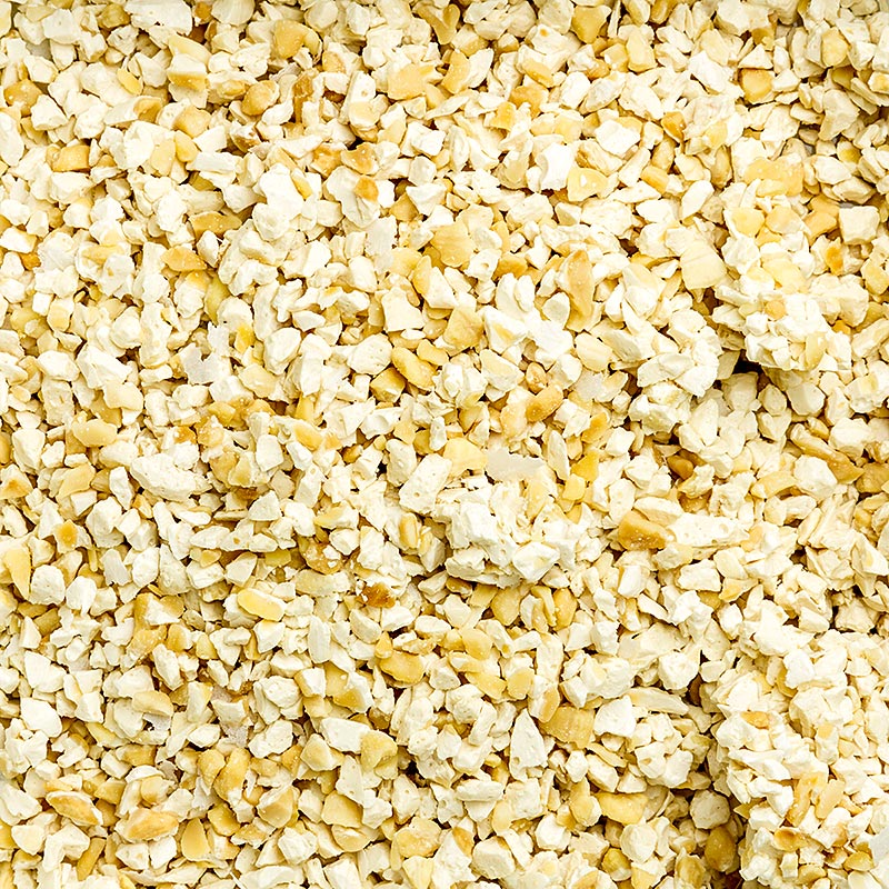 Nougat frances, marrom claro, ralado grosseiramente, 2-4 mm, de Montelimar - 1 kg - bolsa