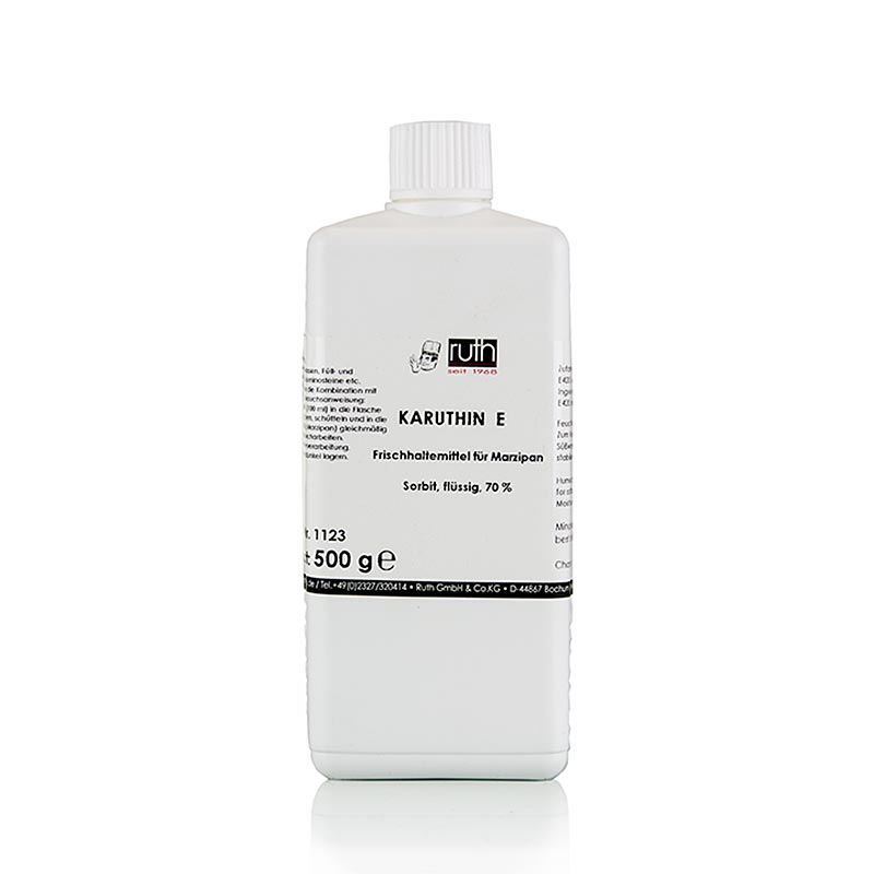 Sorbitol 70%, flytende, inneholder Karion F - 500 g - PE flaske