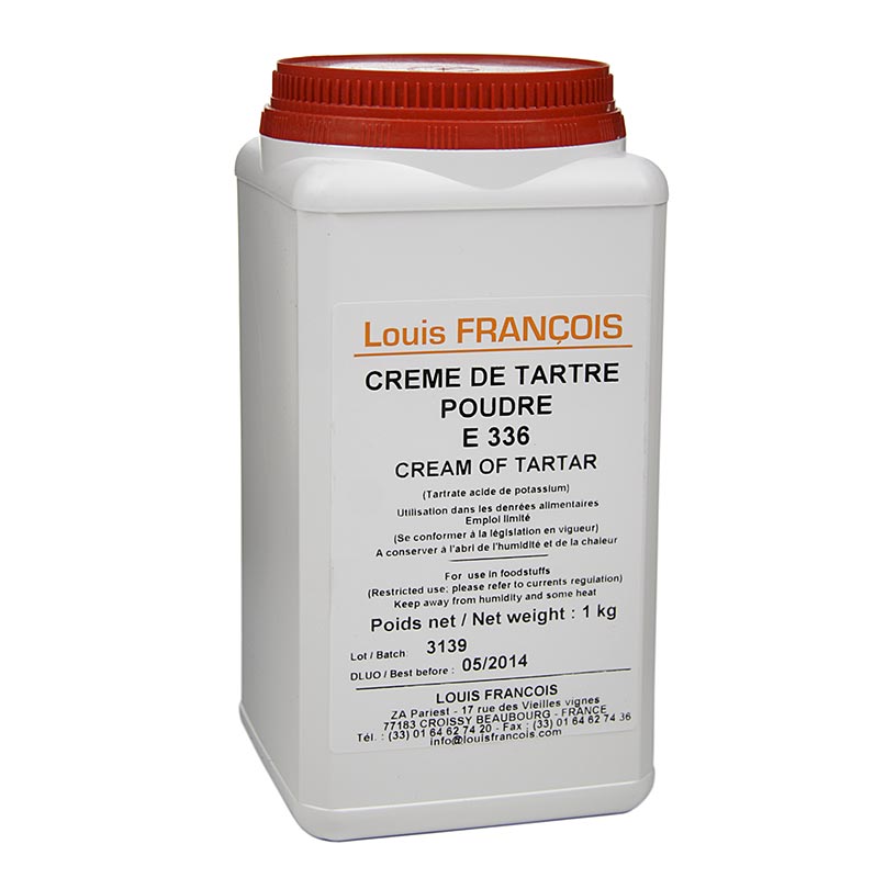 Po tartaro - Creme Detartre, tartarato de potassio, E 336 - 1 kg - bolsa Po tartaro - Creme Detartre, tartarato de potassio, E 336 - 1 kg - bolsa