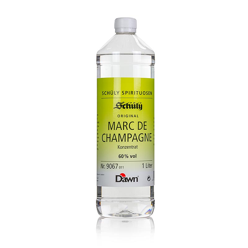 Marc de Champagne concentrato, 60% vol., di Schuly - 1 litro - Bottiglia