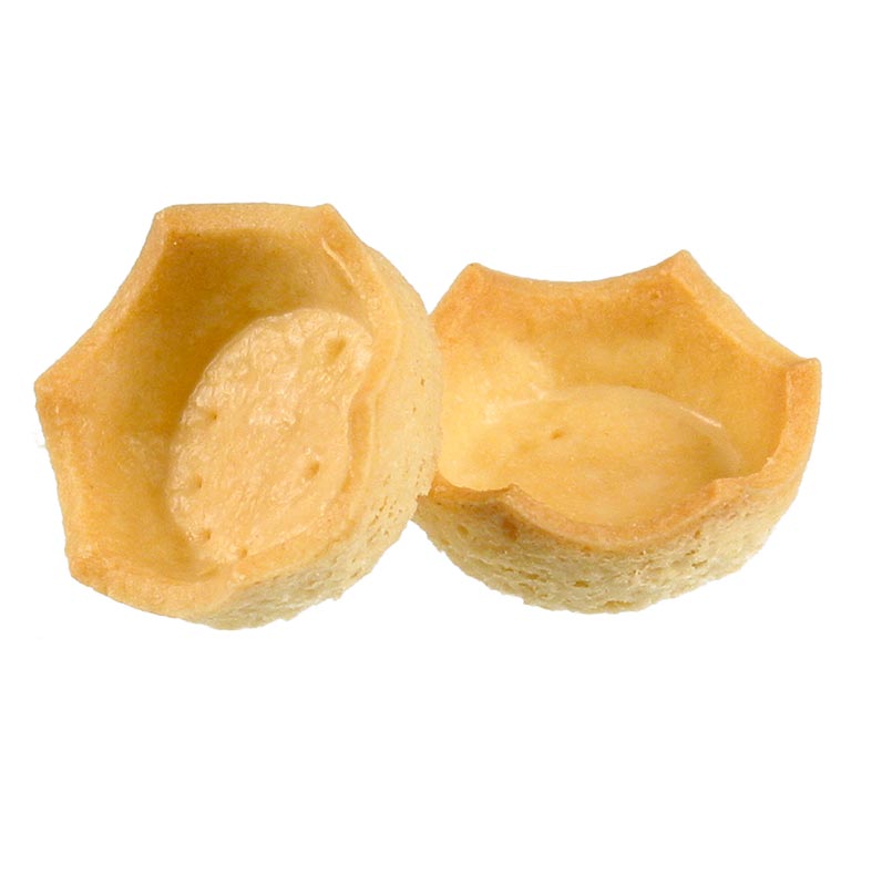 Tartlet pencuci mulut - Royal, ringan, tepi mahkota, Ø 5cm, T 1,5cm, kue shortcrust - 1,73kg, 184 buah - Kardus