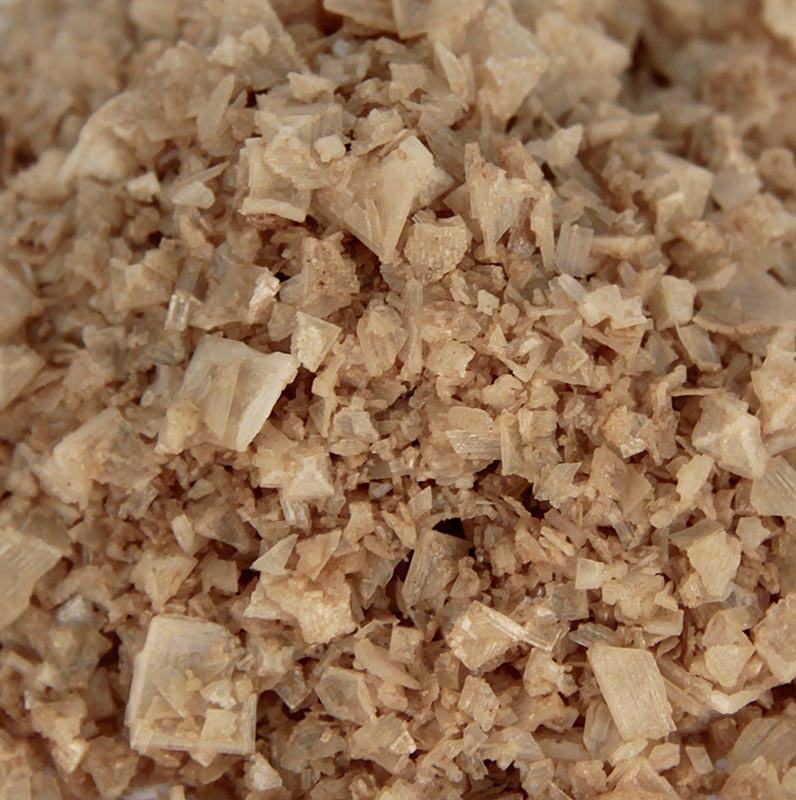 Sal marina en forma de piramide, ahumada, Petros, Chipre - 100 gramos - cubo de pe