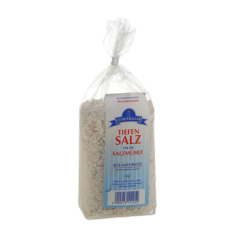 Luisenhaller Tiefensalz - sal de molino, gruesa - 500g - bolsa