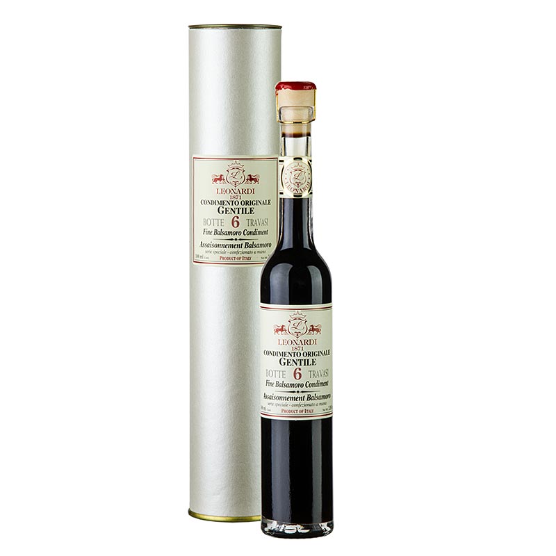 Leonardi - Balsamico Incanto Gentile Condimento, 6 Jahre, G205 - 100 ml - Flasche