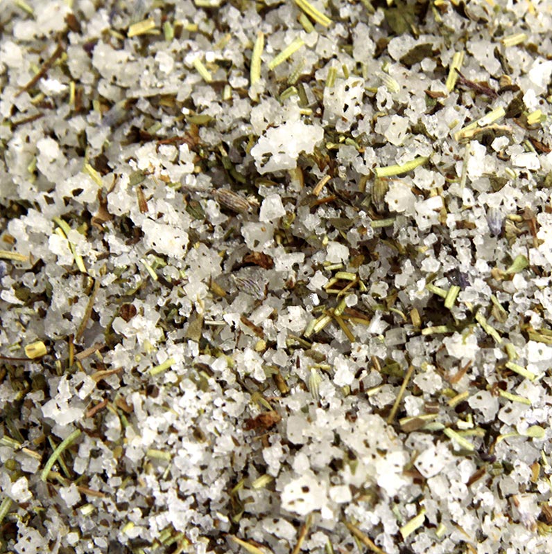 Sal marina gruesa - Sal Tradicional con hierbas de Provenza - 1 kg - bolsa